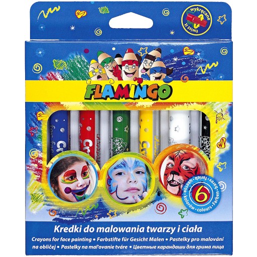 MAĽOVANIE NA TVÁR 6 FLAMINGO FAREB