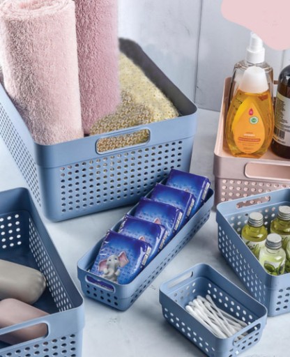ORGANIZÉR nádoba na košík KOŠÍK 15,5x10x23,5 plast BIELA 3,5l