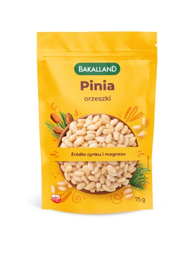 BAKALLAND Pinia celé píniové oriešky 75 g