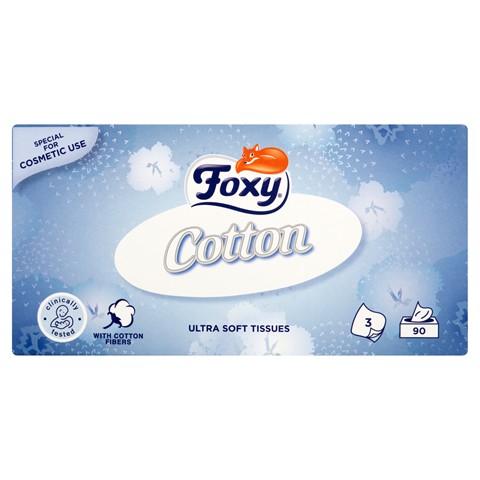 FOXY Cotton Ultra jemné obrúsky 90 kusov