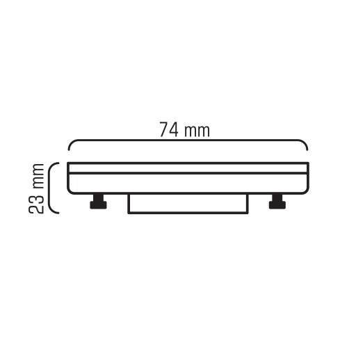 LED žiarovka GX53 8W=60W 806lm 120° CCD Úspora energie Bez blikania 4000K