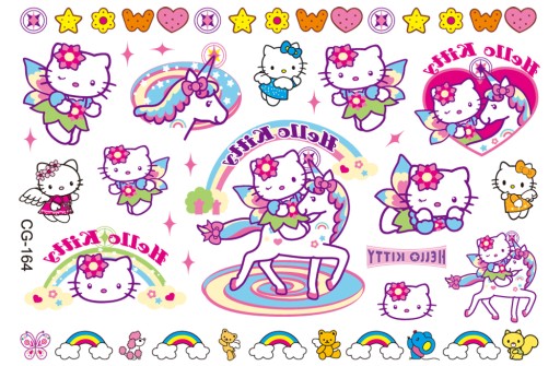 Odnímateľné tetovanie pre deti HELLO KITTY CG164