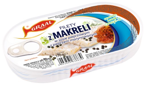 Filety z makrely v omáčke Graal korenie 170g