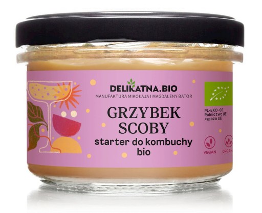 HUBOVÝ SCOBY ŠTARTER NA BIO KOMBUCHA 150 g - JEMNÝ (KYSNUTÝ) DELIK