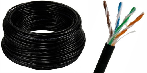 UTP KÁBLE vonkajší GEL RJ45 krútený pár 10m UZEMN