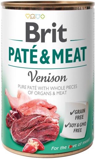 BRIT Paté & Meat Venision 400 g