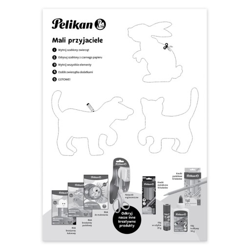 Čierna podložka na kreslenie A4, 10 listov, 120g/m2 PELIKAN
