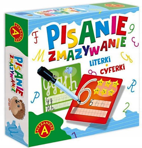 Písanie Mazanie NAUČENIE SA písať písmená číslice pre deti od 5 rokov