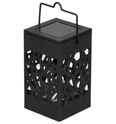 SOLAR záhradné svietidlo, studené, RETRO, LED kôš, závesné, stojace