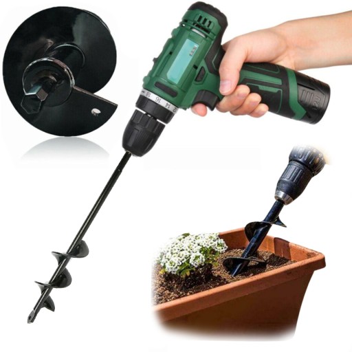 ZÁHRADNÝ VRTÁK VRTÁK NA PÔDNE OTVORY PRE VRTÁK, OCEĽ 22CM