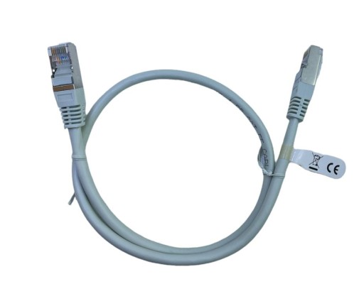 Patch kábel FTP kat.5e 0,5m sivý