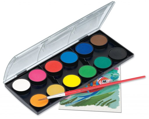 Faber-Castell akvarelové farby 12 ks.