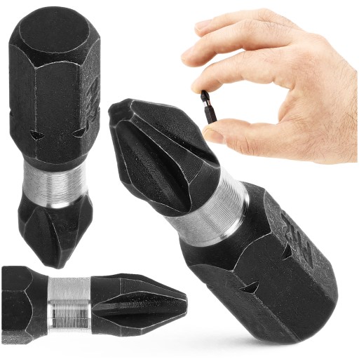 NÁRAZOVÝ HROT NÁRAZOVÝ BIT SKRUTKOVACÍ BIT SILNÝ PH2 25 MM 1ks