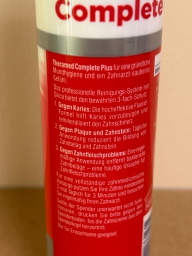 Zubná pasta Theramed Complete Plus 100 ml