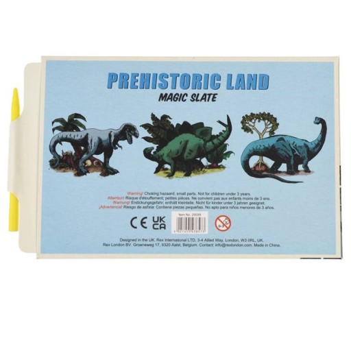 Čarovná doska na kreslenie s popisom, Dinosaury,