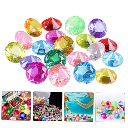 FAKE DIAMANT HRAČKY POTÁPAČSKÉ ŠPERKY HRAČKY 60 KS