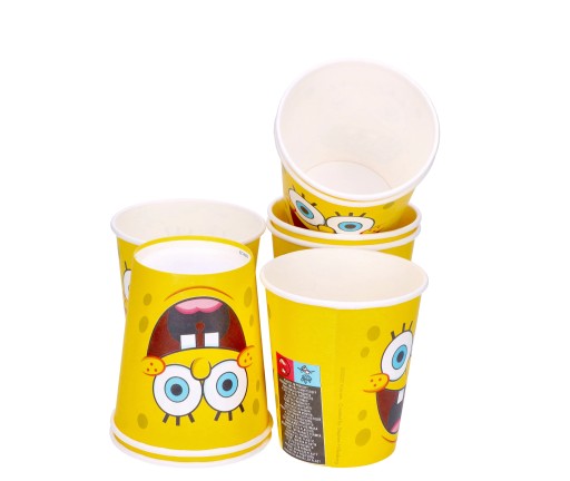 SpongeBob papierové poháre 250 ml 8 ks.