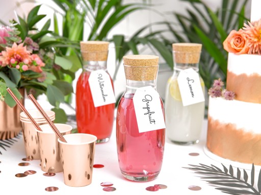 Rose Gold Party papierové poháre 220 ml 6 ks