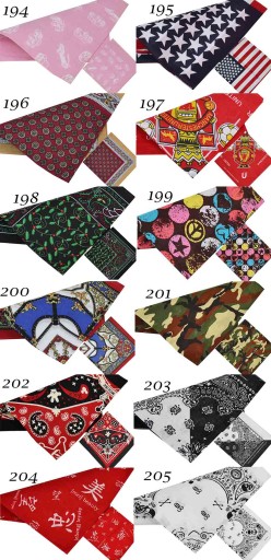 BANDANA Motor Harley Bavlna Veľká BANDAMA
