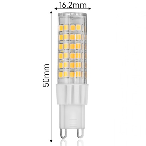 G9 LED žiarovka 5W = 55W SMD teplá neutrálna studená Premium LEDLUX nebliká