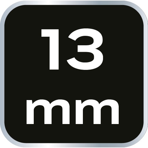 ZÁSUVKA ŠESTIHRANNÁ 1/4, 13 MM, SUPERLO