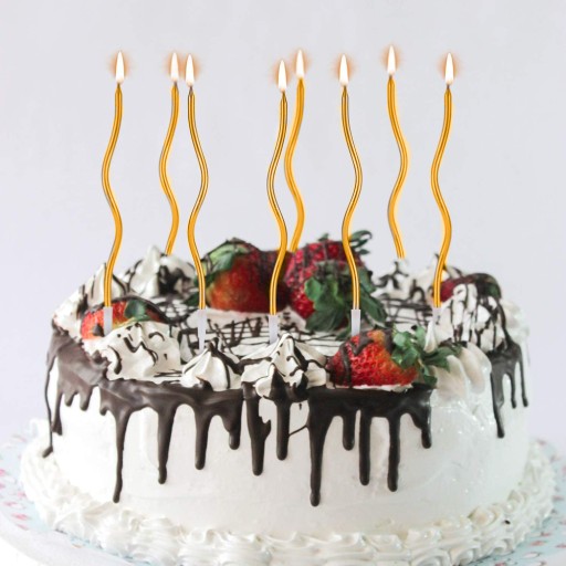 Narodeninový topper nápis HAPPY BIRTHDAY piker BLACK 1-99 OZDOBA NA TORTU