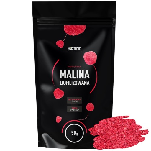 Mrazom sušené maliny GRYS 25g HiFOOD