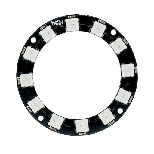 736 Ring 12 WS2812B 5050 RGB LED diódy