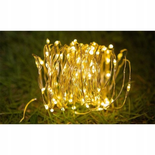 SOLAR GARDEN GARLAND DRÔTENÁ REŤAZ 100 LED