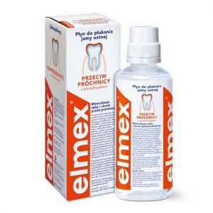Elmex tekutina na ústnu hygienu proti zubnému kazu 400 ml