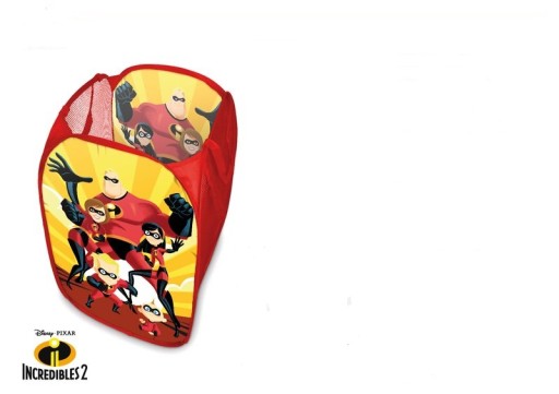 Skladací kôš na hračky Incredibles 2.