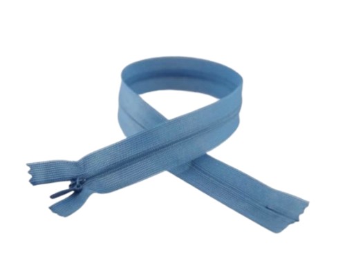 Zips, SAMOSTATNÝ Zips, KRYTÁ ČIPKA 20cm DŽÍNSKY