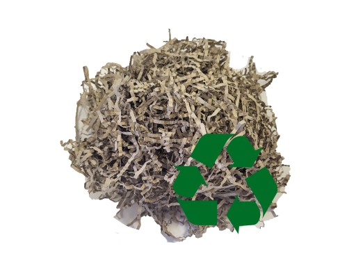 Papierová výplň Eco šedá 1kg dekoračný papier darčekové ozdobné hobliny