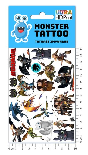 UMÝVAJÚCE TETOVANIE PRE DETI AKO VYCVIČOVAŤ DRAKA ORIGINÁLNE VZORY