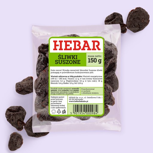 SUŠENÉ SLIVKY 150 G NAJVYŠŠEJ KVALITY