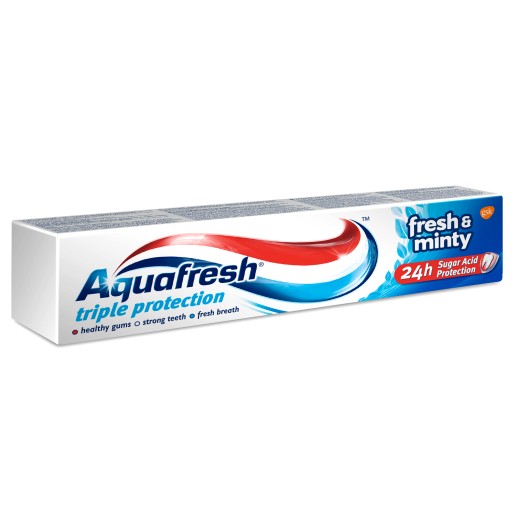 Aquafresh Fresh & Minty zubná pasta 3x75ml