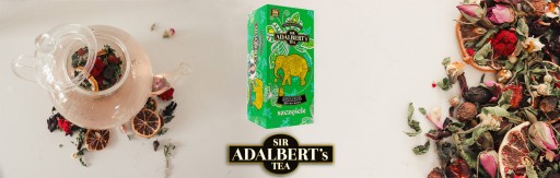 ADALBERT'S GREEN FRUITS Cejlónsky čierny čaj 20 mangových vrecúšok