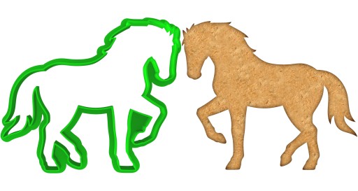 Premium MOLD Vykrajovač na perníčky Horse HORSES Horse 10cm