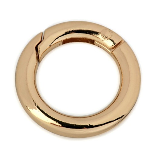 KARABÍNA OKRUHÁ CLASSIC GOLD SHAKEL 18 mm