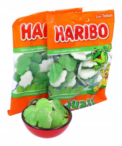 HARIBO Quaxi Żabki Żaby ovocné želé 175g DE