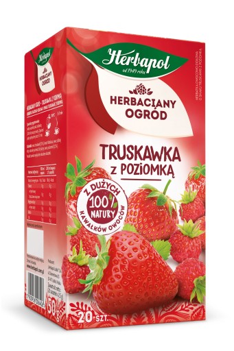 Herbapol čaj JAHODA S HORIZONTÁLNYM 20T