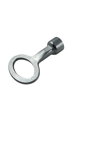 Zamak kľúč na skrinkové zámky, trojuholníkový, 9 mm