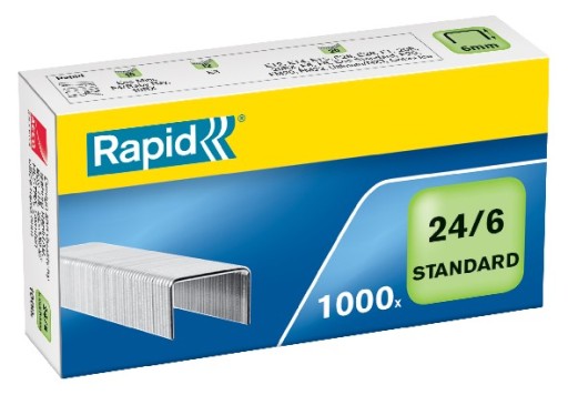 RAPID STANDARD 24/6 sponiek 1000 ks
