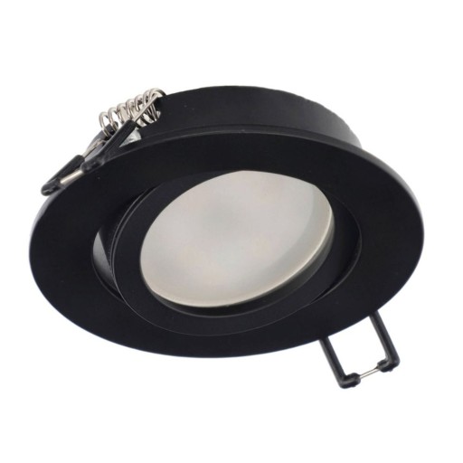 Okrúhle stropné svietidlo AKTYN 1 OV Black IP20 EDO777122