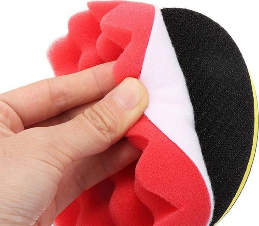 Sada hubiek, leštiace podložky s adaptérom na suchý zips, 80 mm