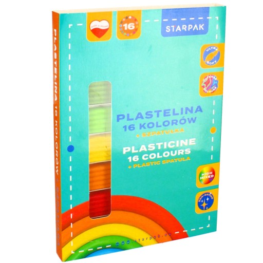 VLNITÝ PLASTIK, 16 FARIEB, STIERKA