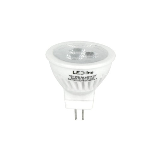 LED žiarovka MR11 3W 38° 12V Neutrál 4000K 330lm