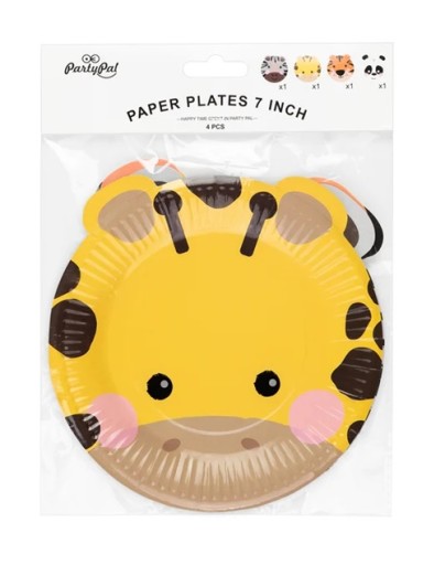 TANIERKY NARODENINOVÁ TORTA ZVIERATKÁ SAFARI ZOO 4x