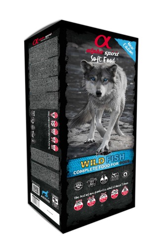 Krmivo Alpha Spirit Wild Fish 85% Podnos na ryby 200g