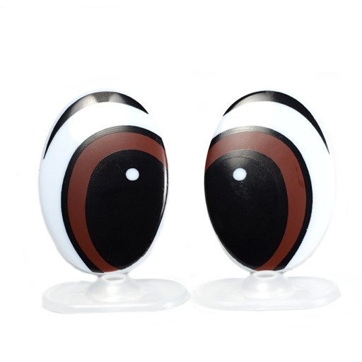 EYES BROWN ELIPSE MESH 48x33mm - SCOGS